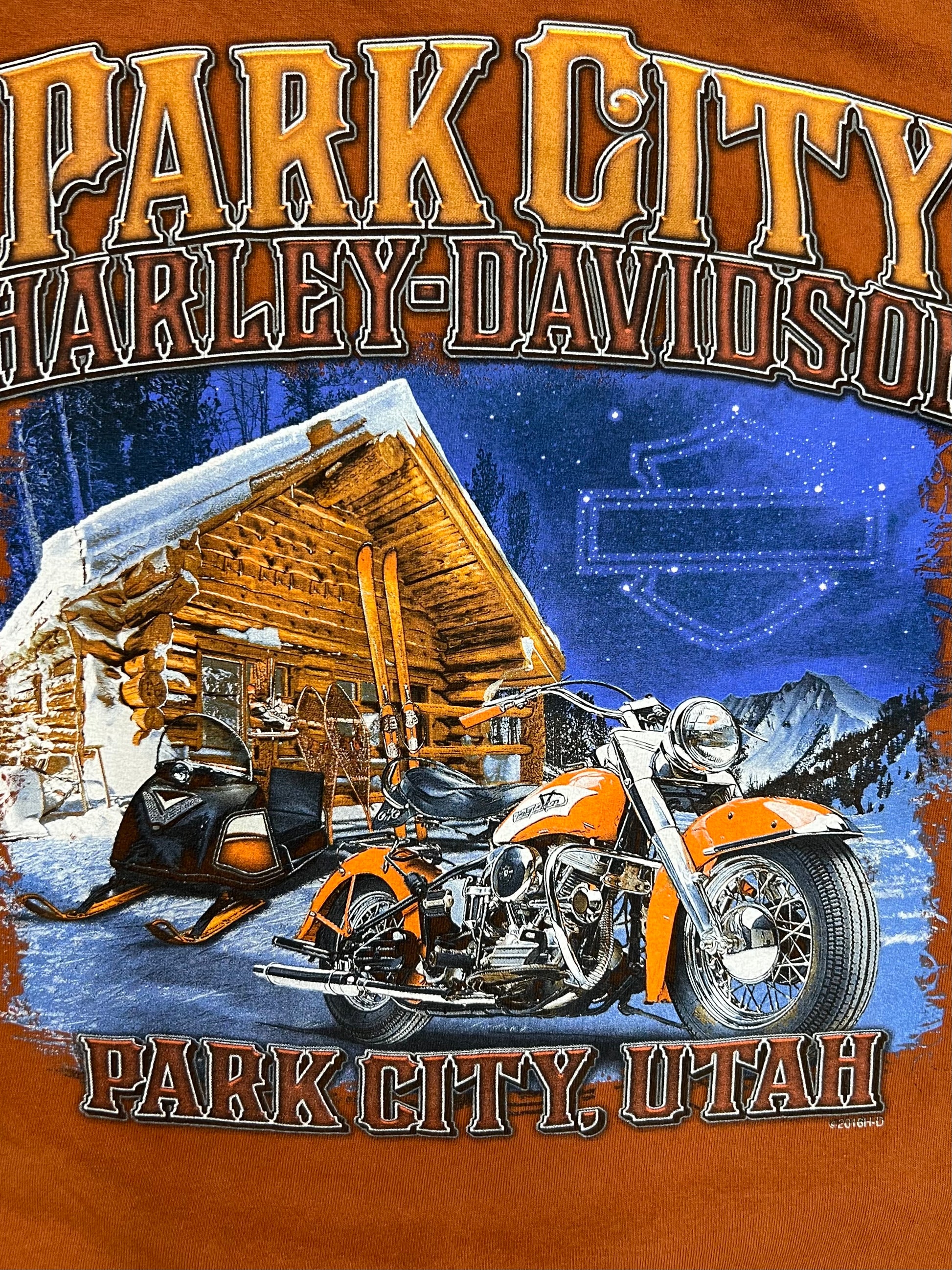 Vintage Park City Harley Davidson T-shirt (XXL)