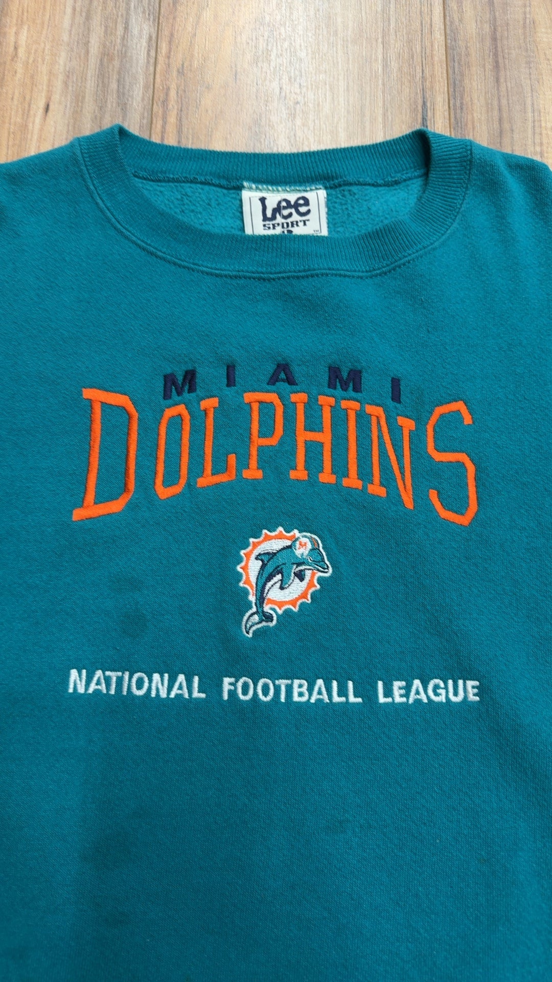 Vintage Lee Sports Miami Dolphins Crewneck (L)
