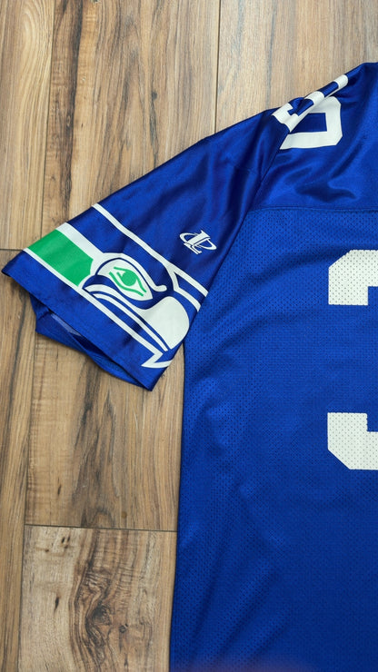 Vintage Logo Athletic Seatlle Seahawks Green #30 Jersey (XL)