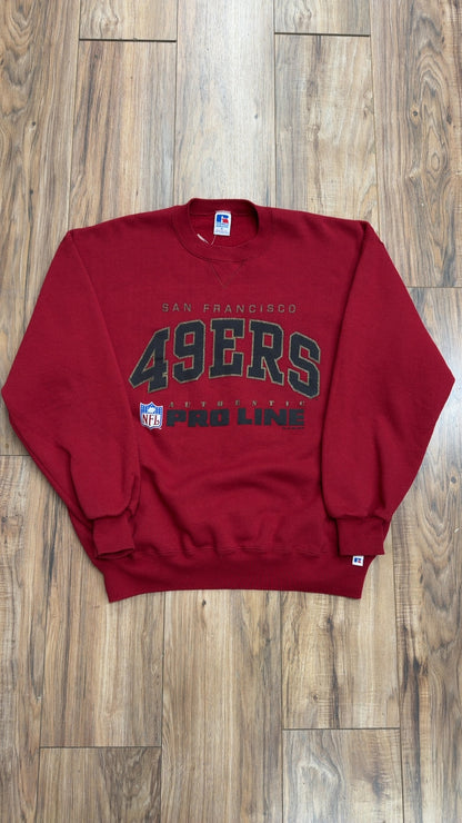 1996 Russell Athletic San Francisco 49ers Crewneck (XL)