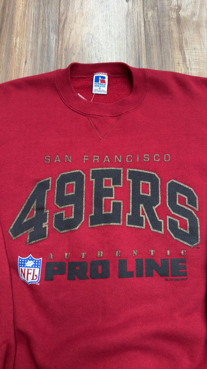 1996 Russell Athletic San Francisco 49ers Crewneck (XL)