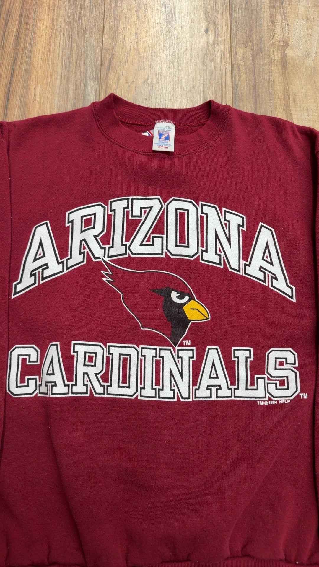 1994 Logo 7 Arizona Cardinals Crewneck (M)