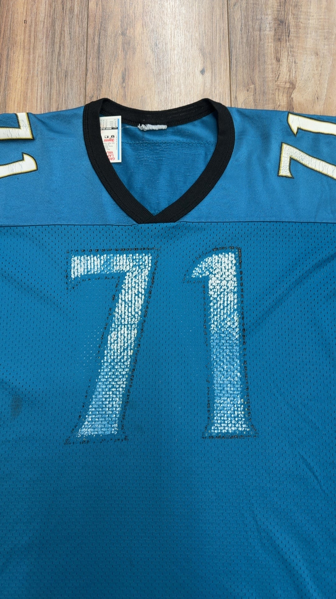 Vintage Champion Jacksonville Jaguars #71 Tony Boselli Jersey (XL)