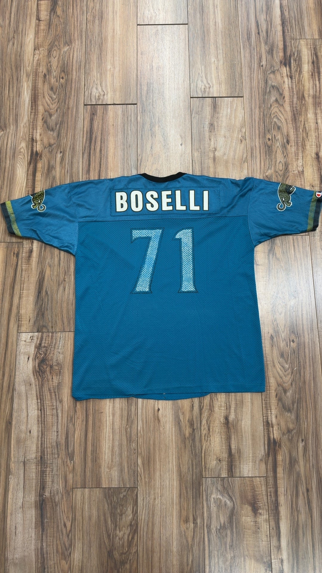 Vintage Champion Jacksonville Jaguars #71 Tony Boselli Jersey (XL)