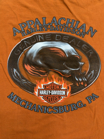 00s Harley Davidson Appalachian Mechanicsburg, PA Tee (L)