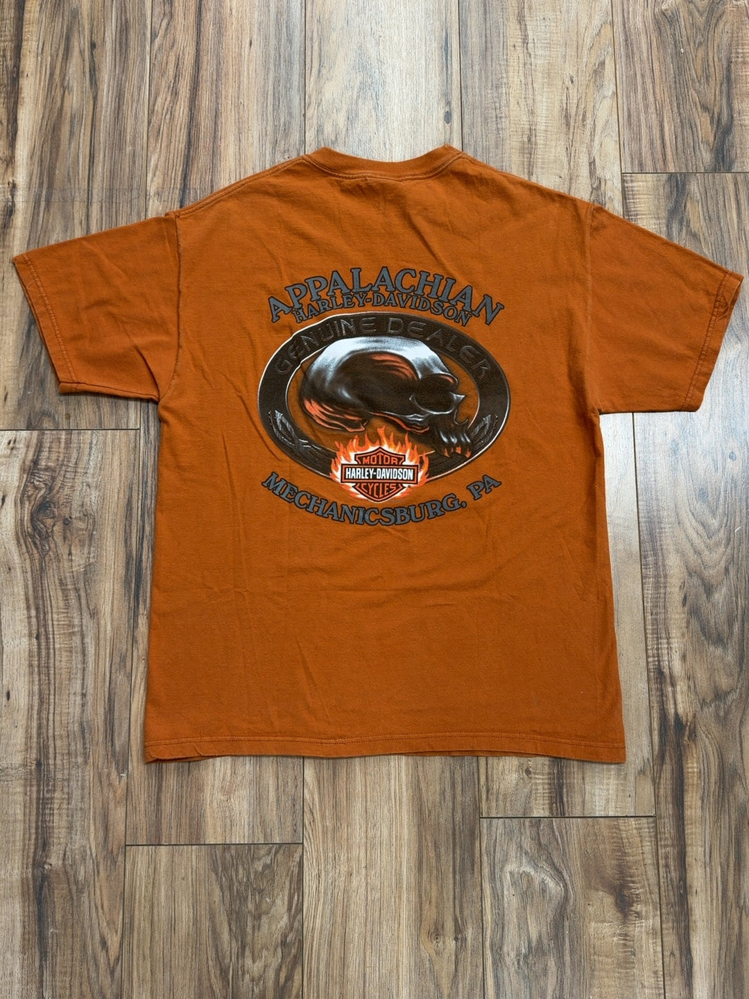 00s Harley Davidson Appalachian Mechanicsburg, PA Tee (L)