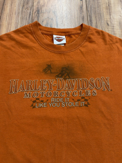 00s Harley Davidson Appalachian Mechanicsburg, PA Tee (L)