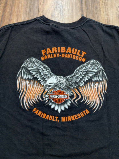 08 Harley Davidson Faribaut, Minnesota Tee (L)