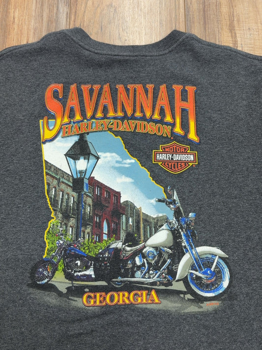 09 Harley Davidson Savannah, Georgia Tee (L)