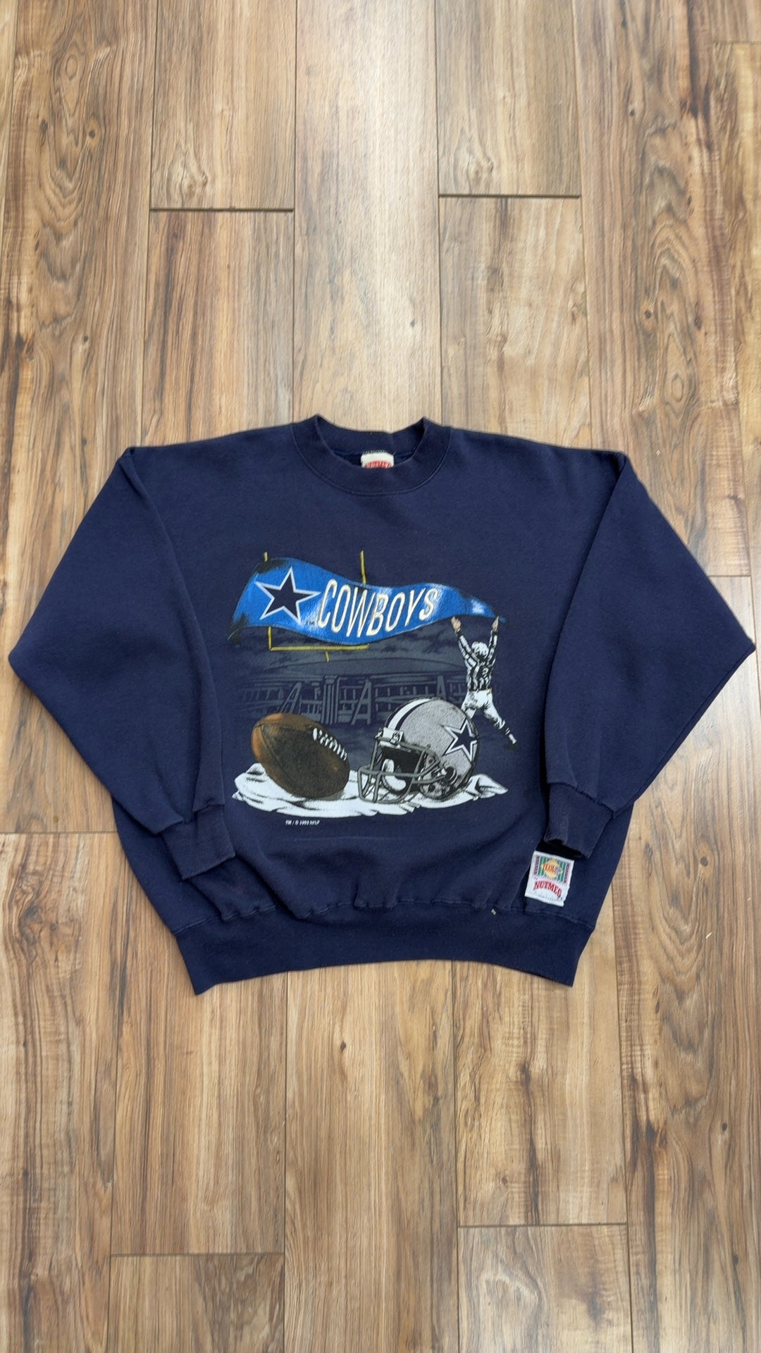 Vintage Nutmeg Mills Dallas Cowboys Crewneck (XL)