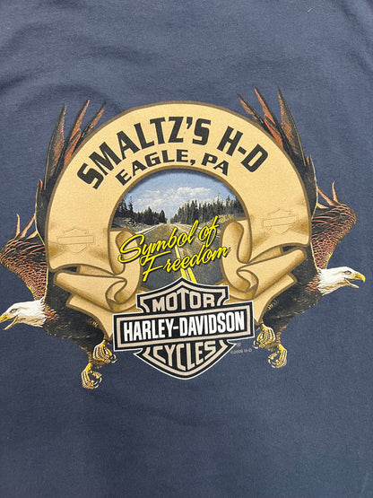 Vintage Smaltz's H-D Eagle, PA Harley Davidson T-shirt (XL)