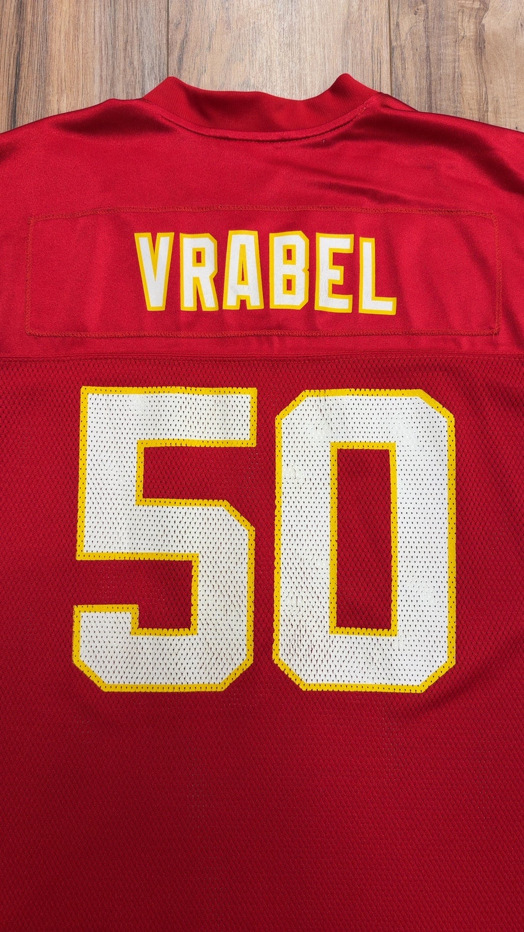 Vintage Reebok Kansas City Chiefs #50 Mike Vrabel Jersey (XXL)