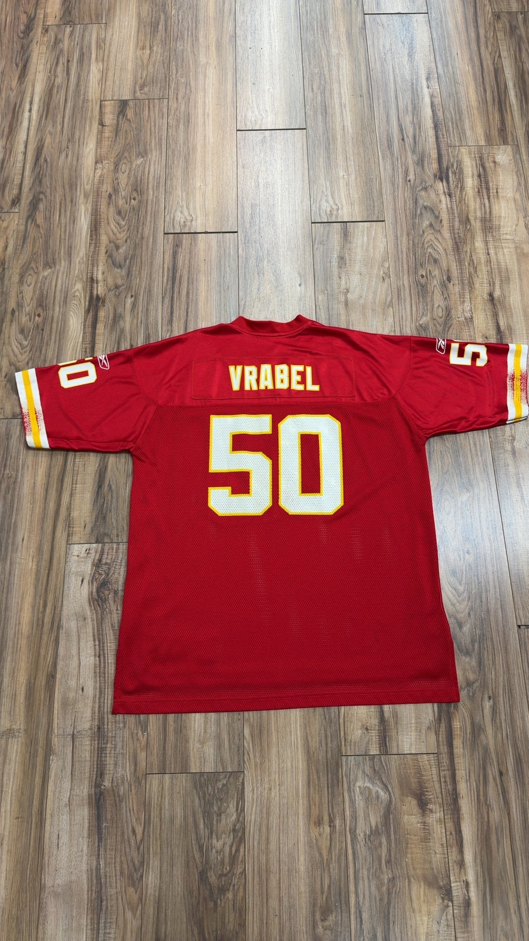 Vintage Reebok Kansas City Chiefs #50 Mike Vrabel Jersey (XXL)