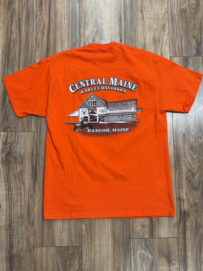 1997 Harley Davidson Central Maine Banger, Maine Tee (L)