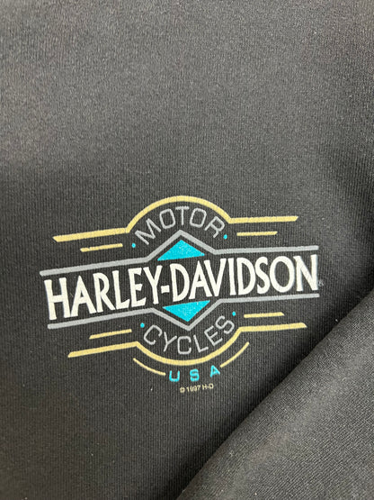 Vintage Geneva Harley Davidson Zip-Up (L)