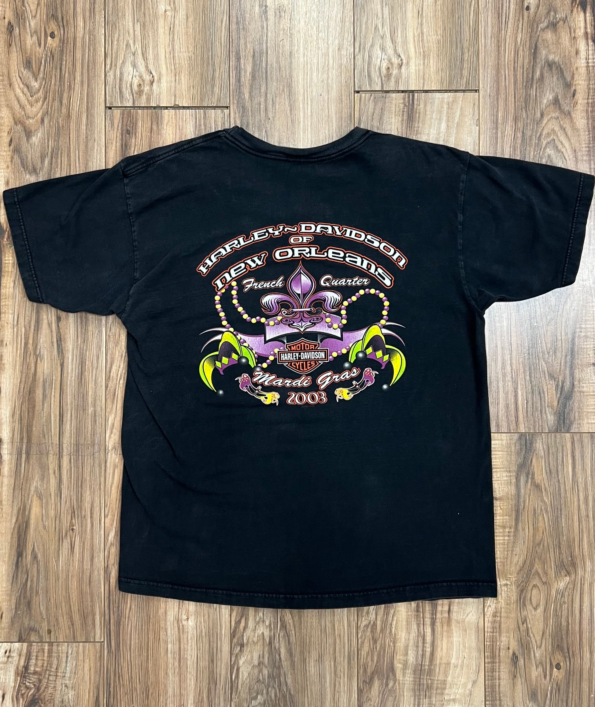 2003 Mardi Gras Harley-Davidson T-shirt (XL)
