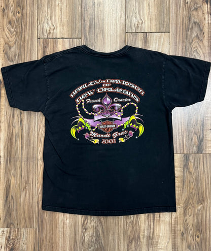 2003 Mardi Gras Harley-Davidson T-shirt (XL)